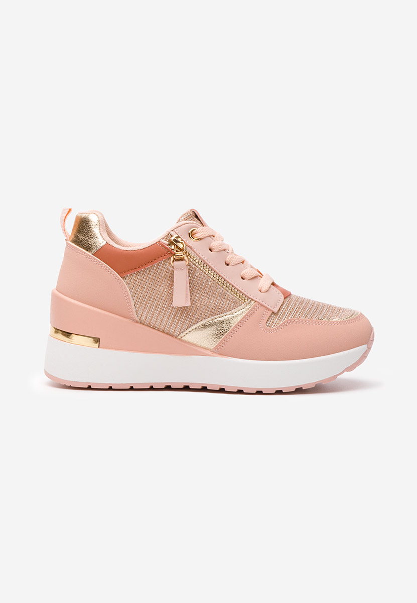 Sneakers με πλατφόρμα Zenna ροζ