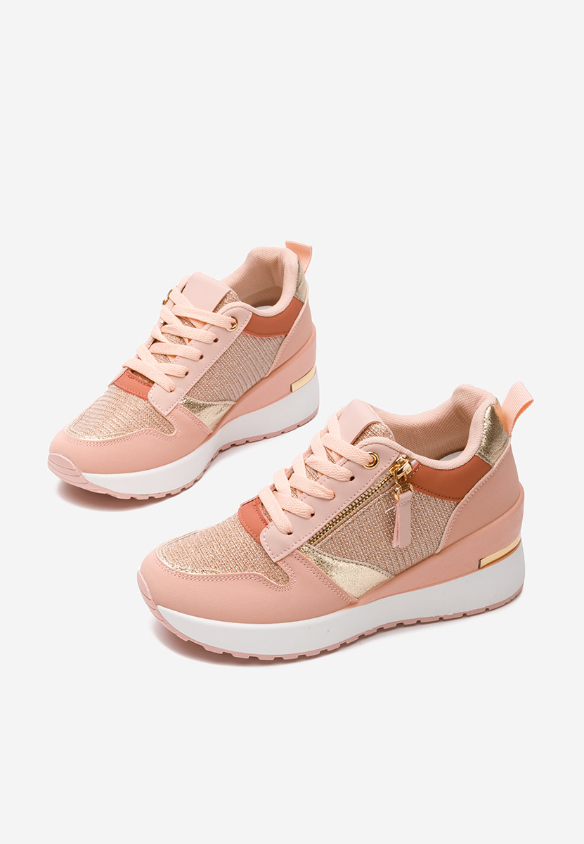 Sneakers με πλατφόρμα Zenna ροζ
