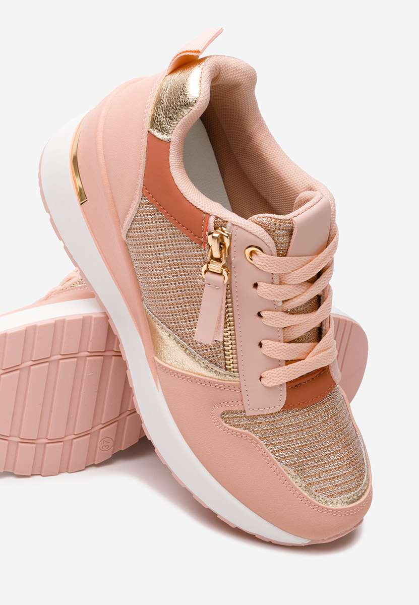 Sneakers με πλατφόρμα Zenna ροζ