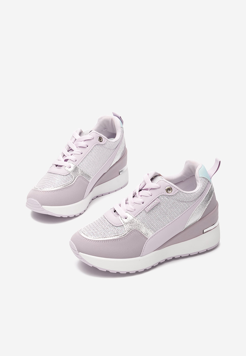 Sneakers με πλατφόρμα Zaneta λιλα