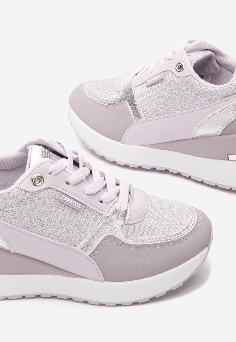 Sneakers με πλατφόρμα Zaneta λιλα