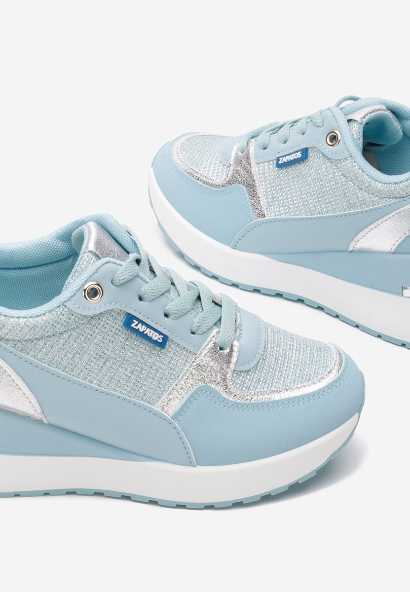 Sneakers με πλατφόρμα Zaneta Γαλάζιο