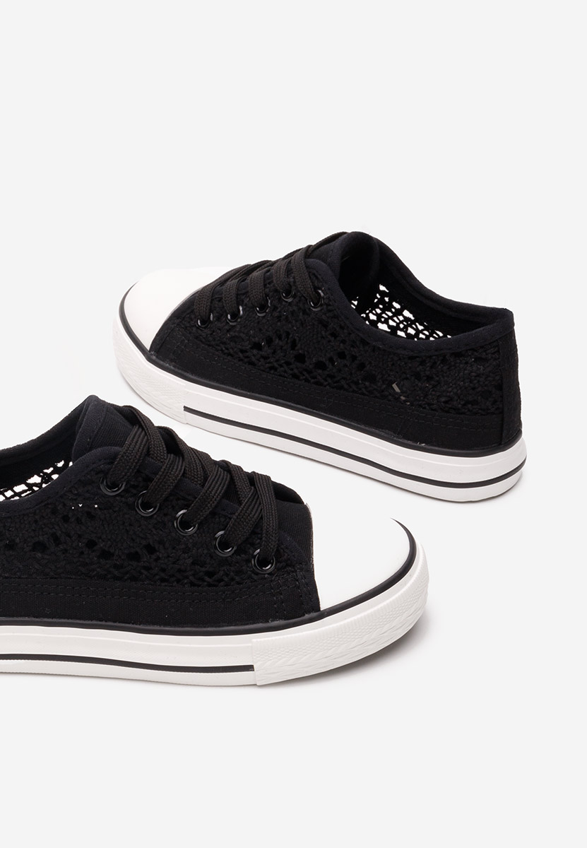 Κοριτσίστικα sneakers Sabryna μαύρα