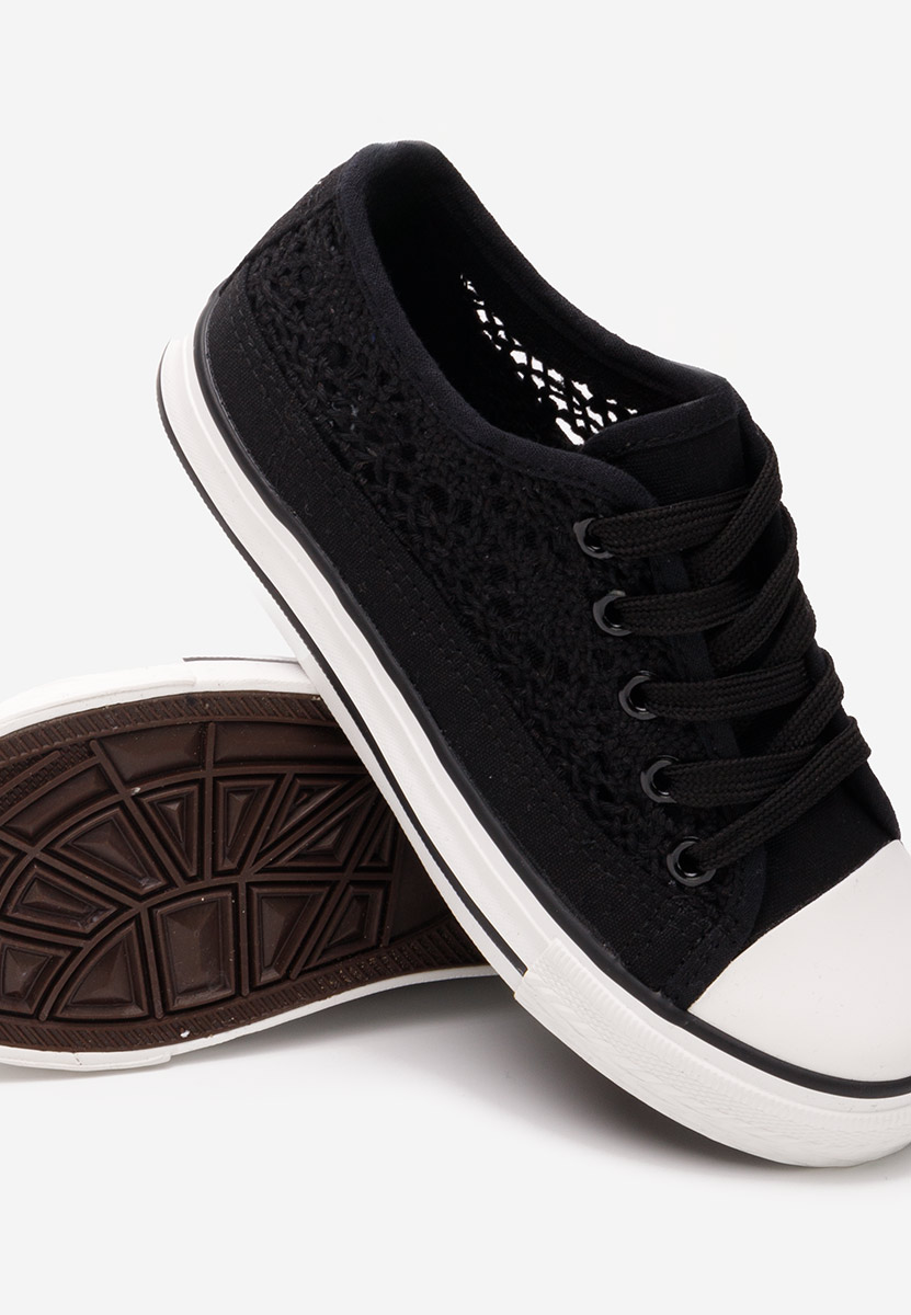 Κοριτσίστικα sneakers Sabryna μαύρα