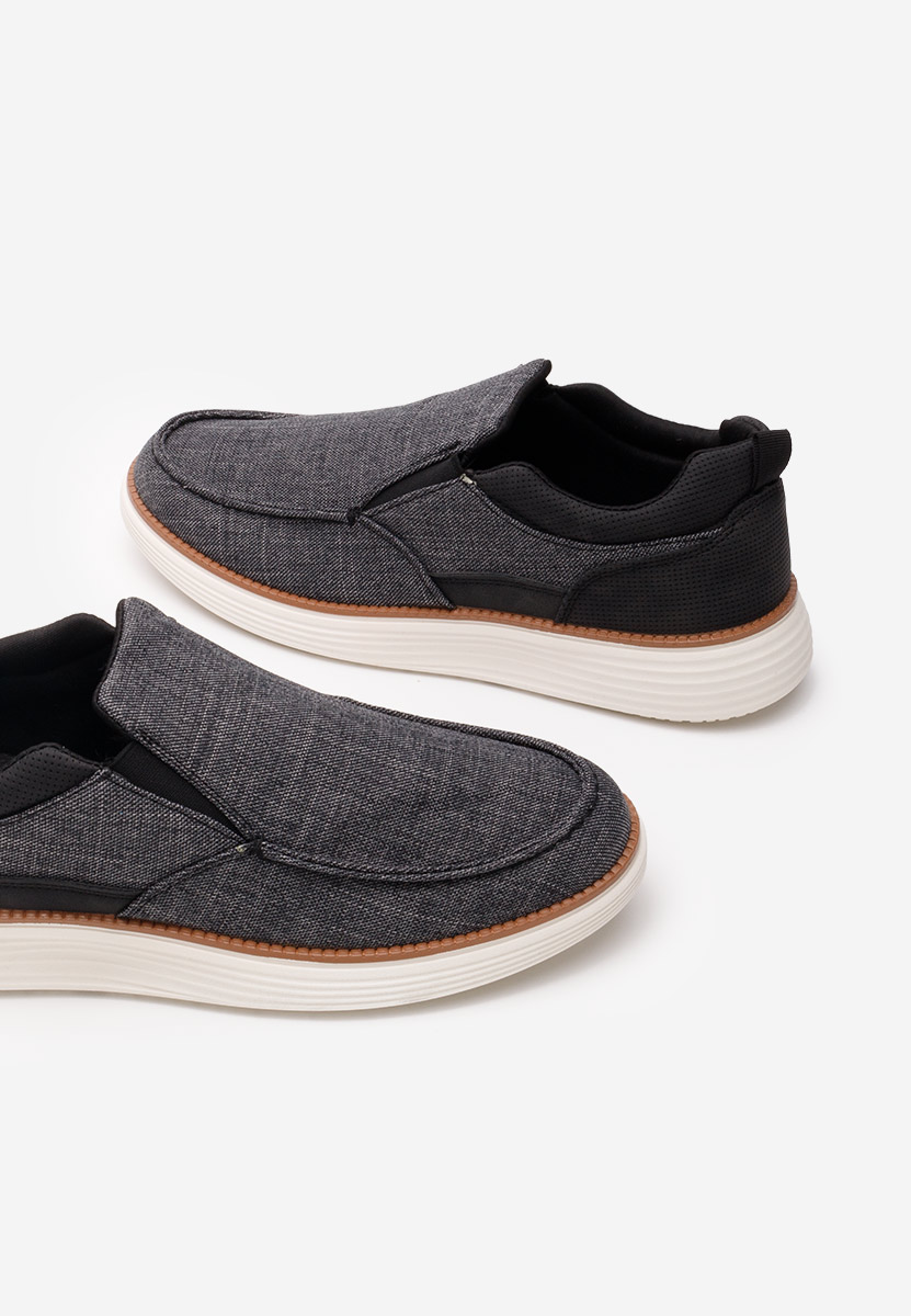 Mοκασινια ανδρικά Alfonzo μαύρα