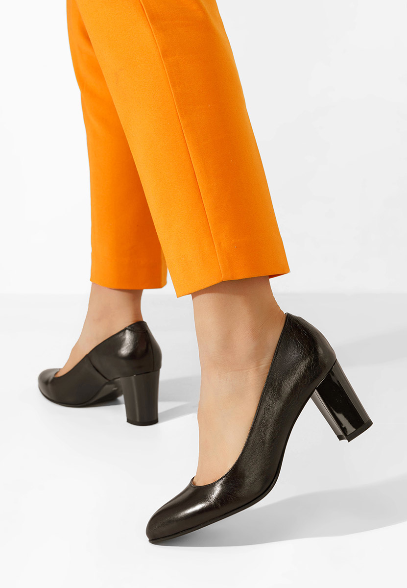 Δερμάτινα παπούτσια Consuelo καφε