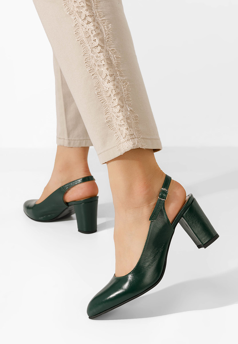 Γόβες slingback Corusa πρασινο