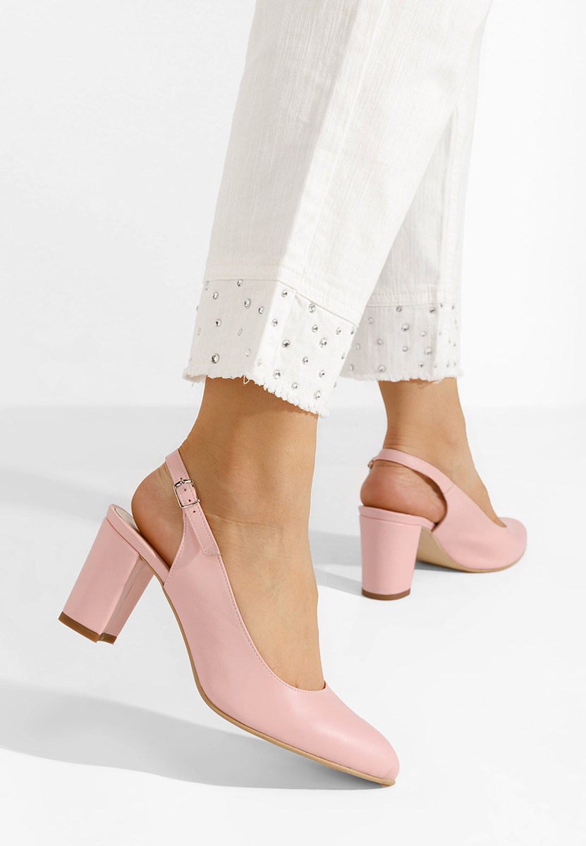Γόβες slingback Corusa ροζ
