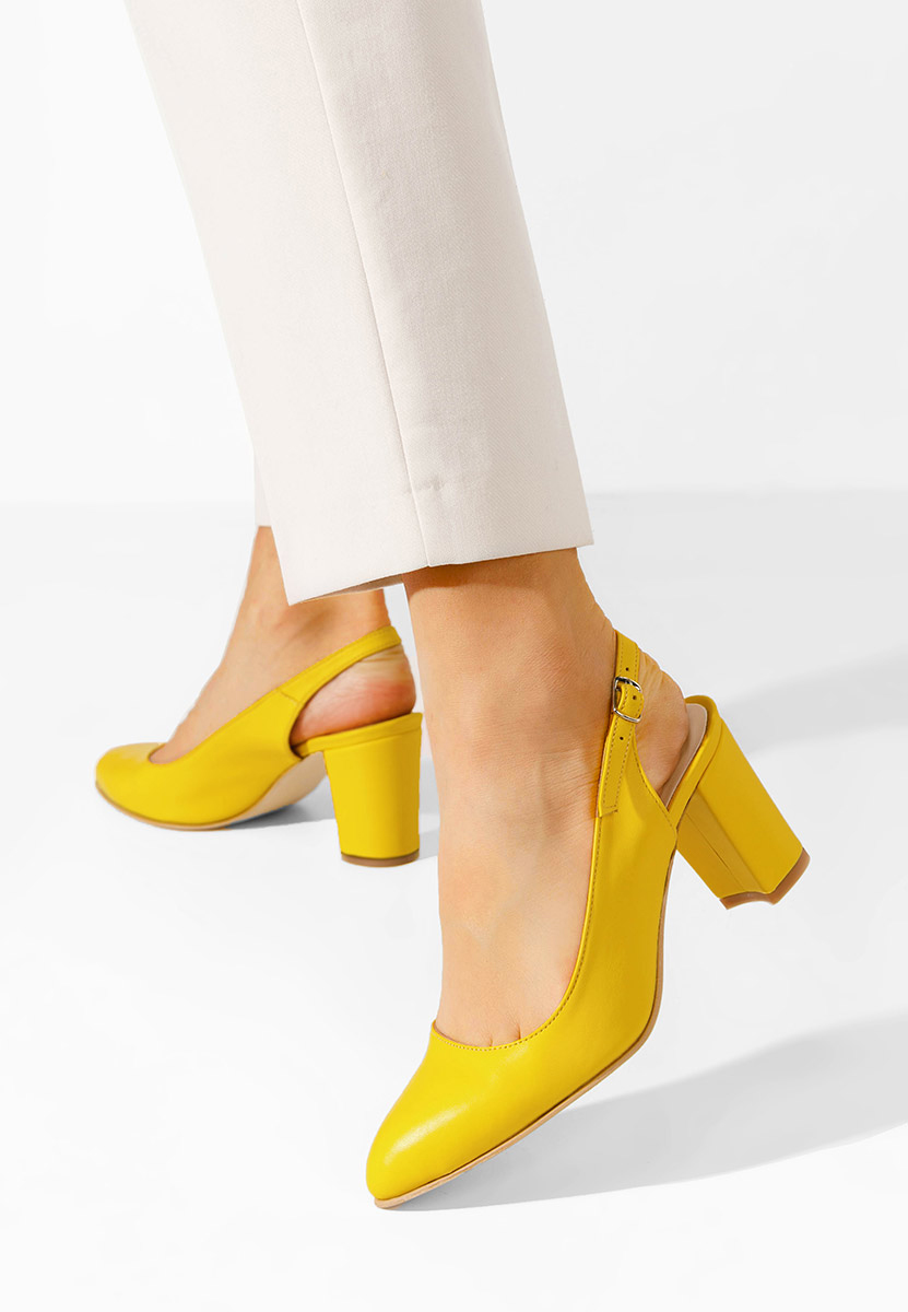 Γόβες slingback Corusa Κιντρινο