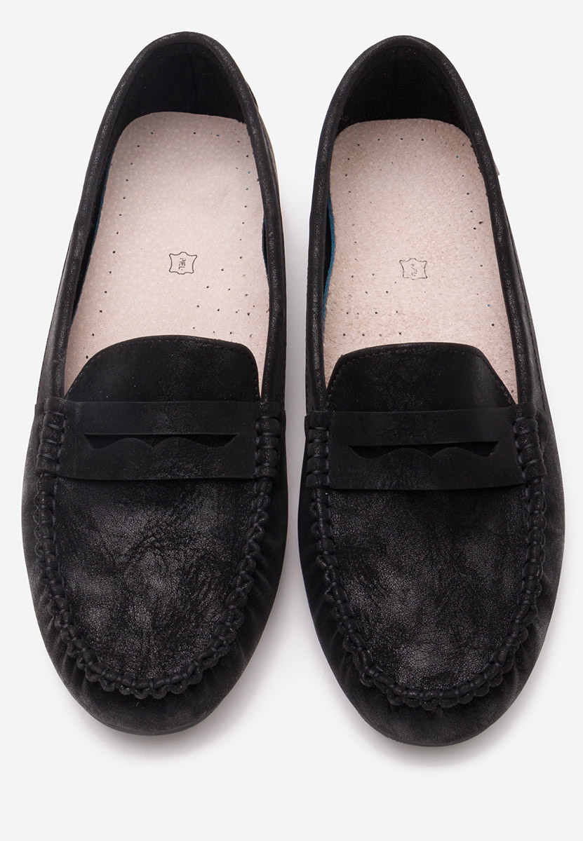 Μοκασίνια γυναικεια Luminia V3 μαύρα