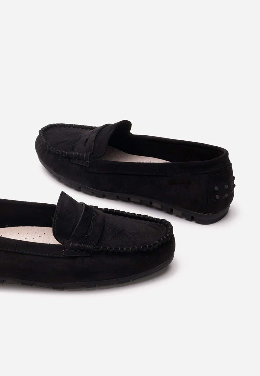 Μοκασίνια γυναικεια Luminia V2 μαύρα