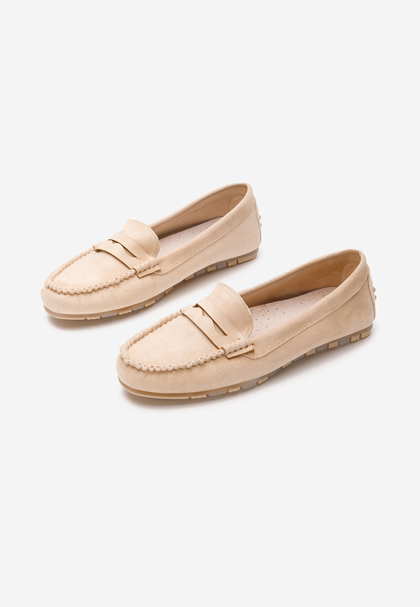 Μοκασίνια γυναικεια Luminia V2 μπεζ