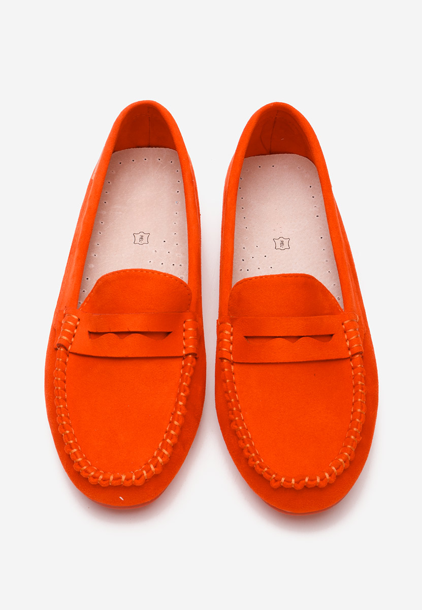 Μοκασίνια γυναικεια Luminia V2 Πορτοκαλι