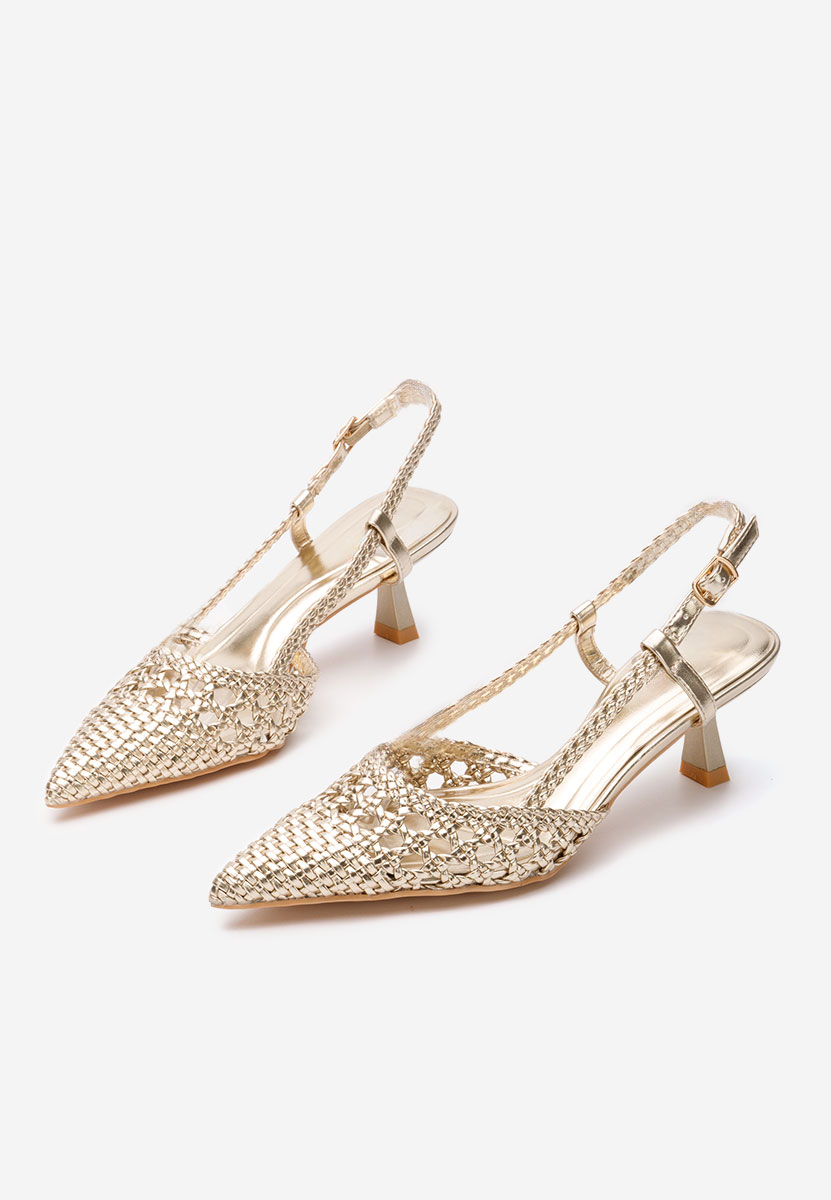 Εξωφτερνες γοβες Heliosa V2 χρυσο