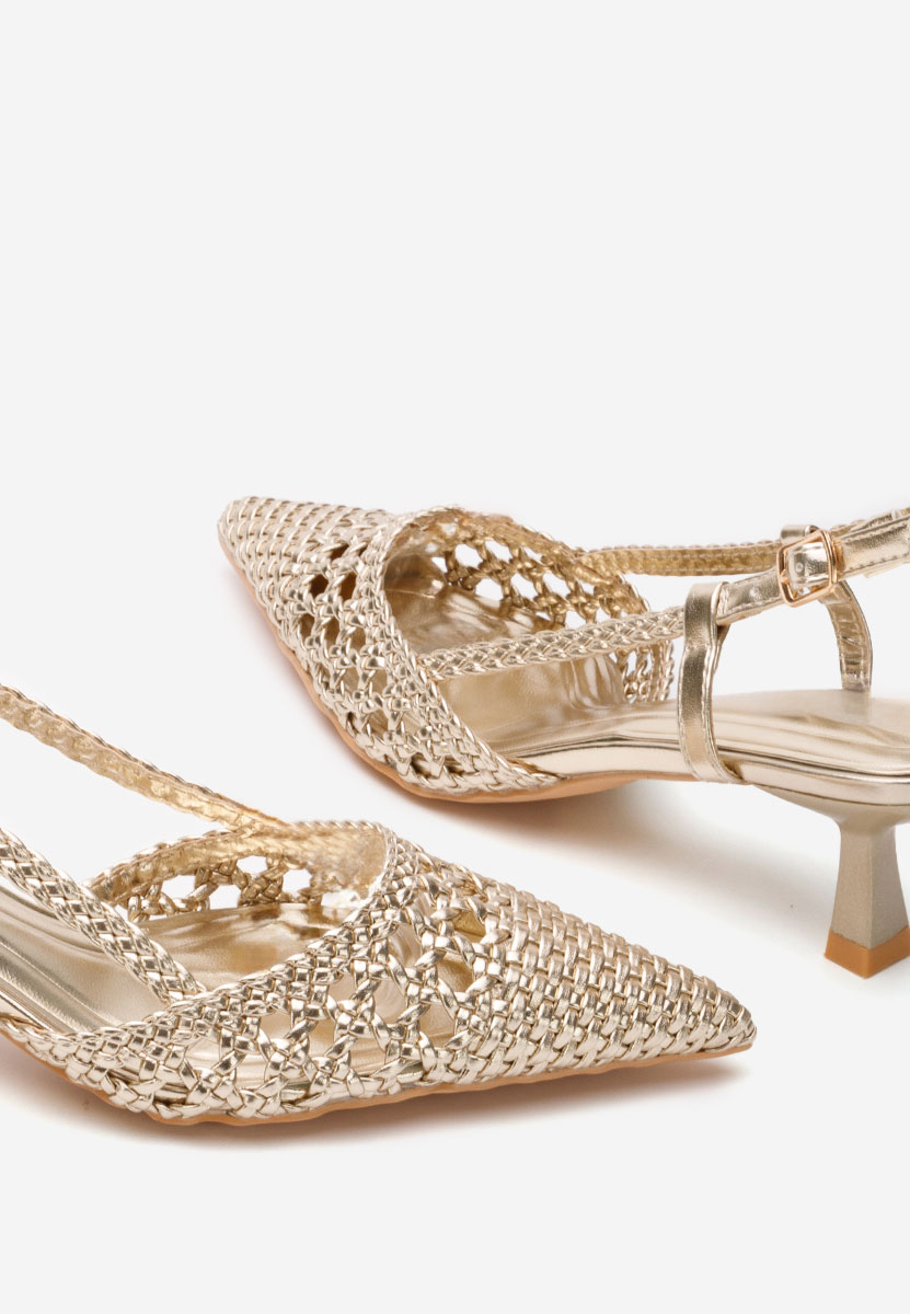 Εξωφτερνες γοβες Heliosa V2 χρυσο