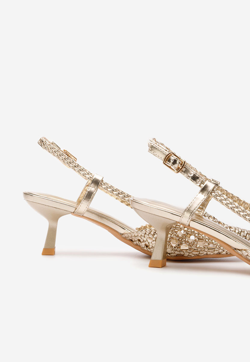 Εξωφτερνες γοβες Heliosa V2 χρυσο