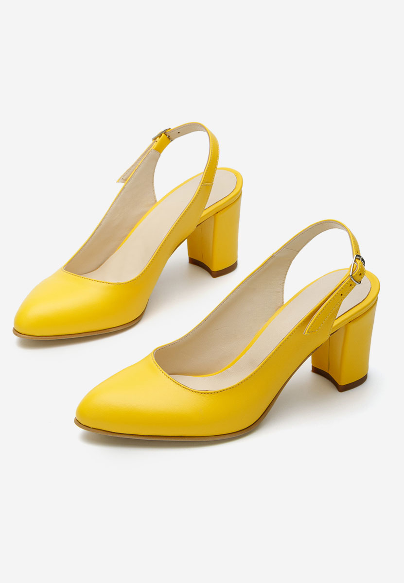 Γόβες slingback Corusa Κιντρινο