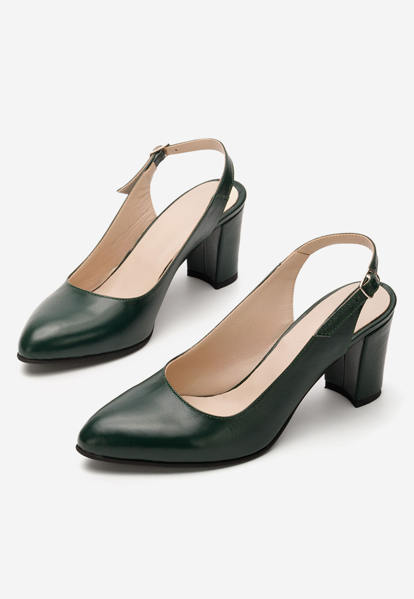 Γόβες slingback Corusa πρασινο