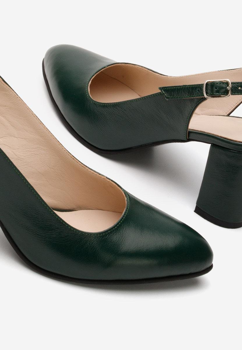Γόβες slingback Corusa πρασινο