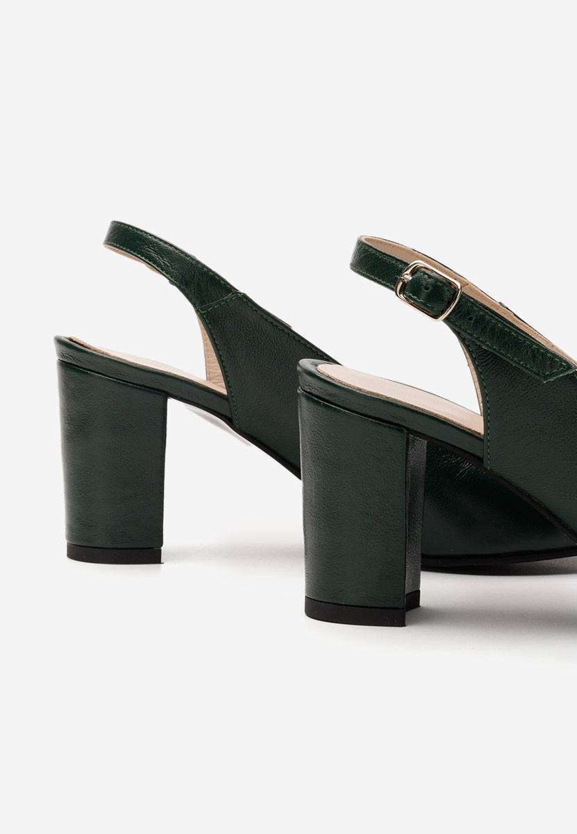 Γόβες slingback Corusa πρασινο