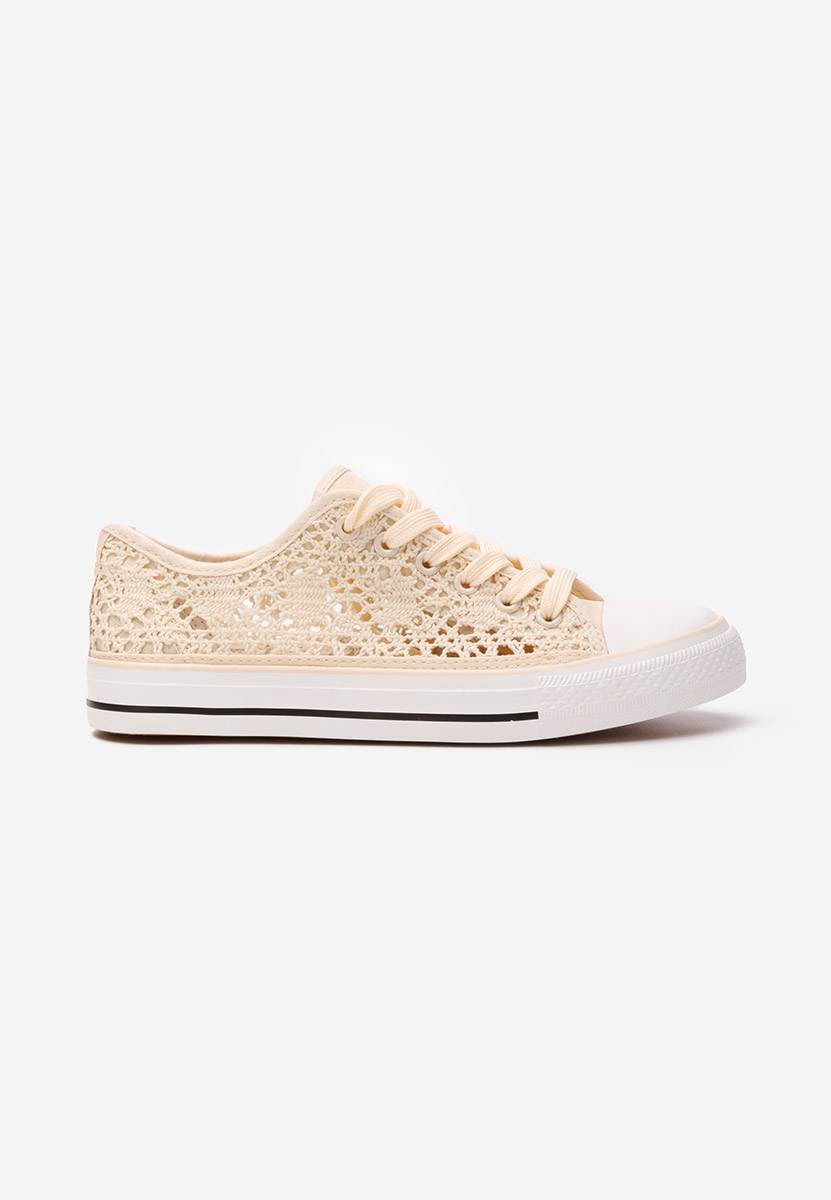 Γυναικεία sneakers Genevive μπεζ