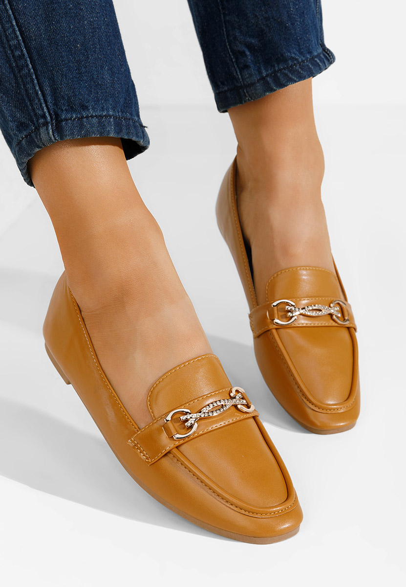 Loafers γυναικεια καφε Acuna