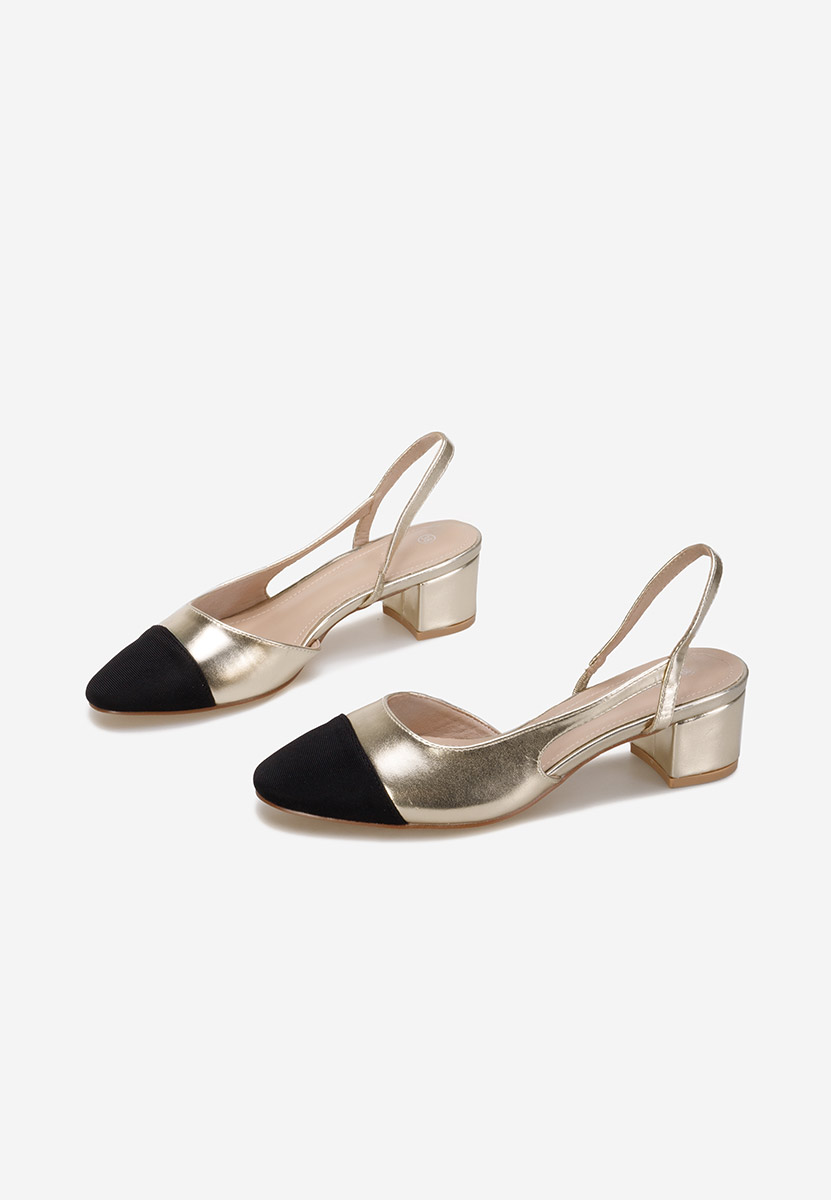 Γόβες slingback Varese χρυσο