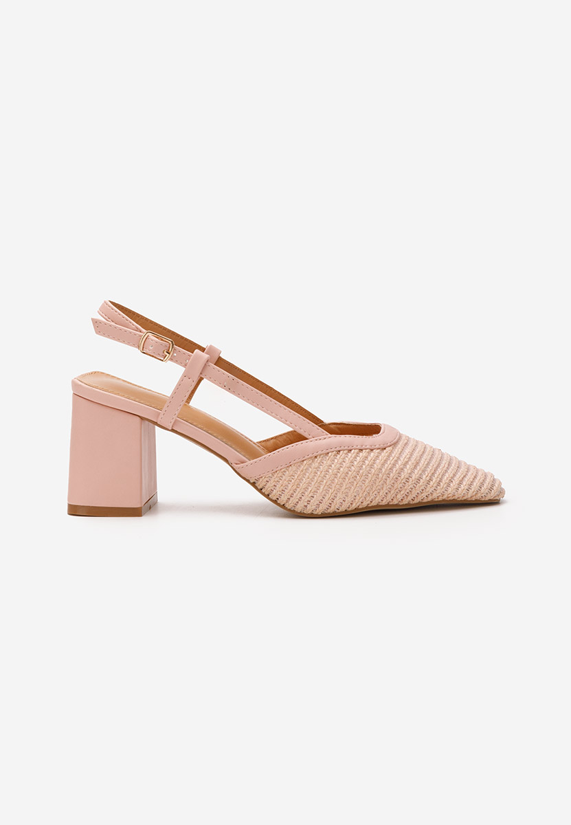 Γόβες slingback Triabela ροζ