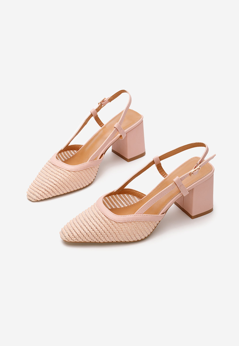 Γόβες slingback Triabela ροζ