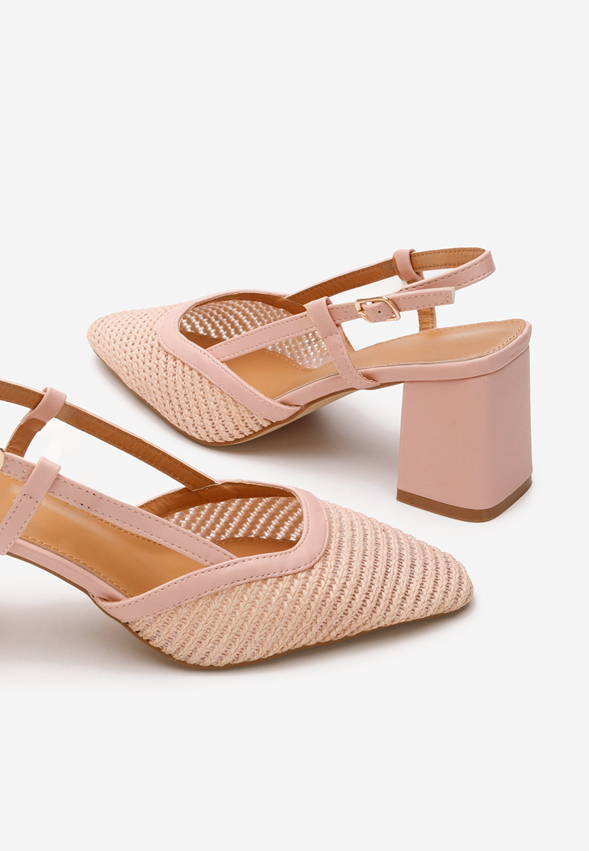 Γόβες slingback Triabela ροζ