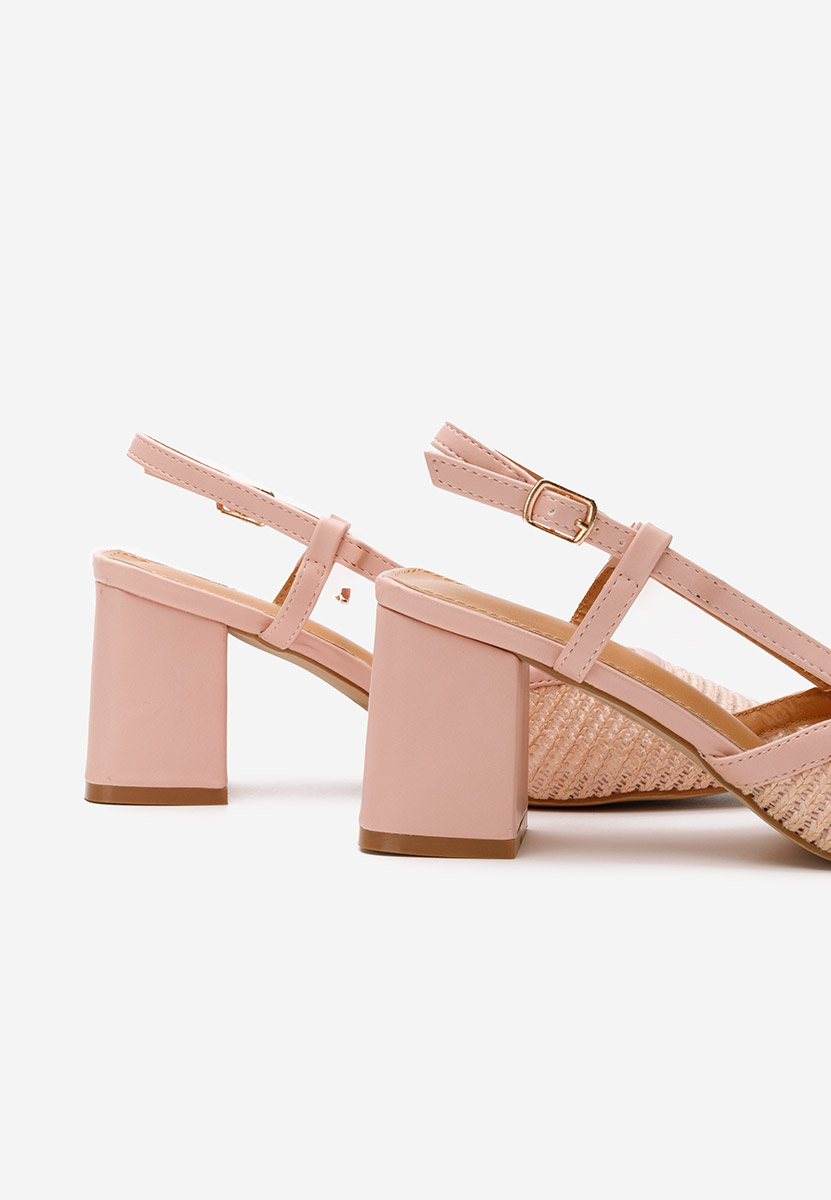 Γόβες slingback Triabela ροζ