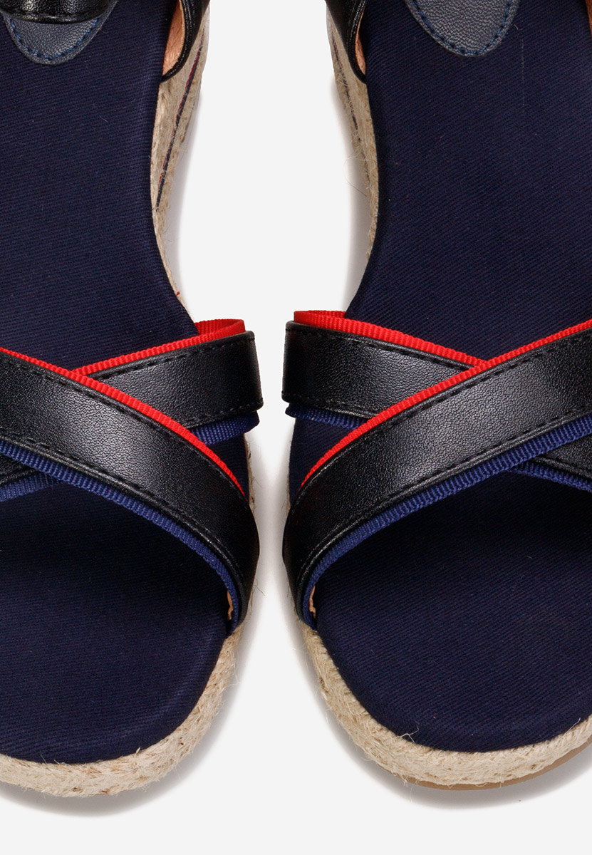 Πέδιλα πλατφόρμες Mahira Μαύρα