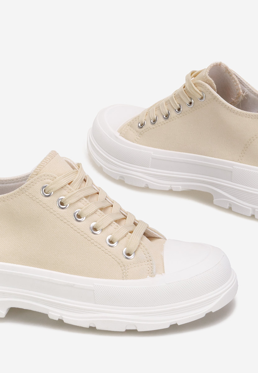 Γυναίκα Sneakers μπεζ Larissa