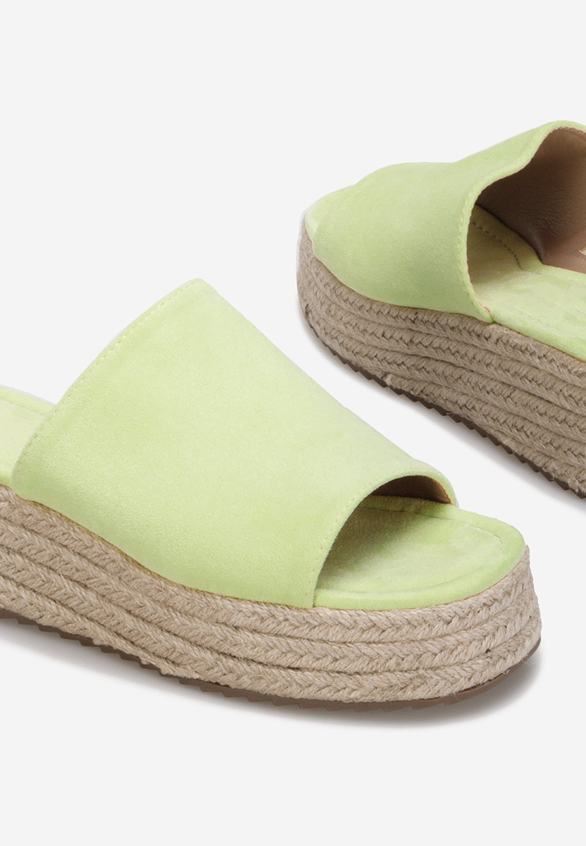 Παντόφλες με πλατφόρμα Sitema λεμονι