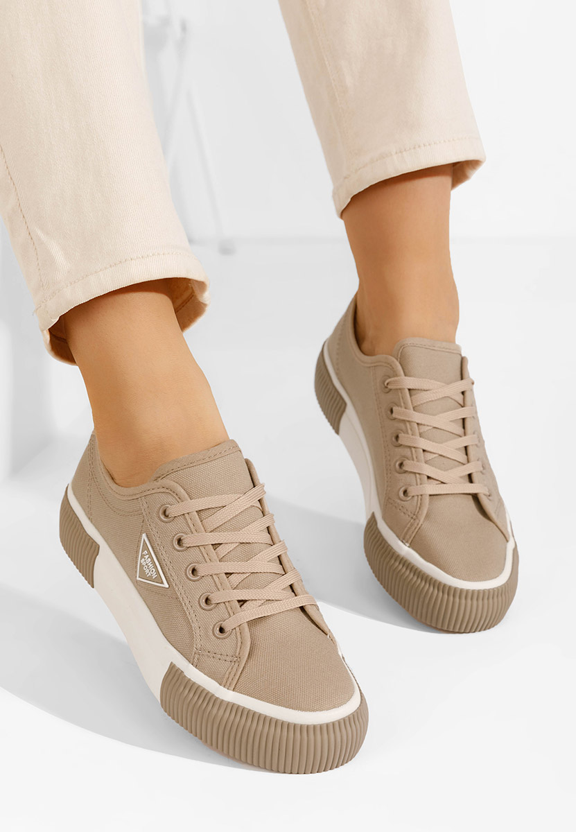 Γυναικεία sneakers Milanna μπεζ