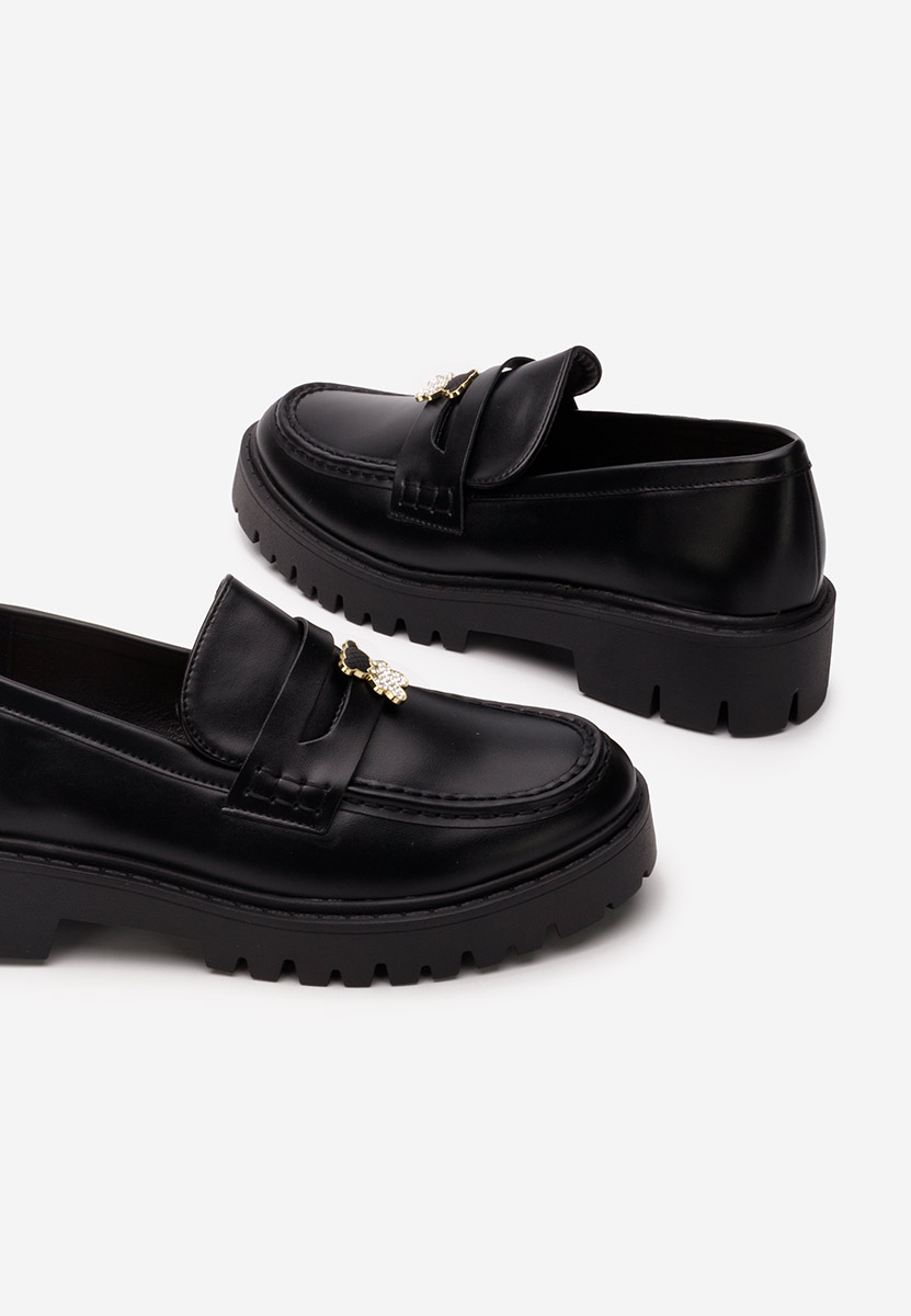 Loafers γυναικεια Disena V2 μαύρα