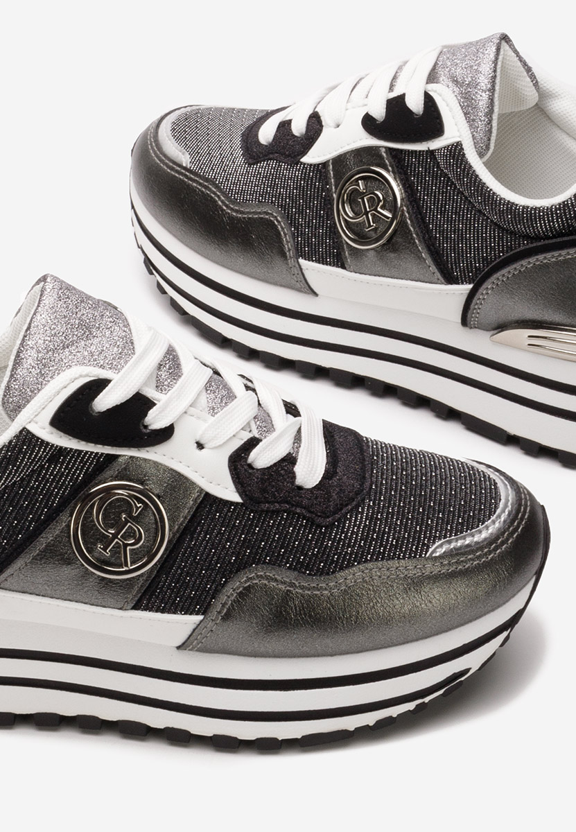 Sneakers με πλατφόρμα Lamisia γκρι