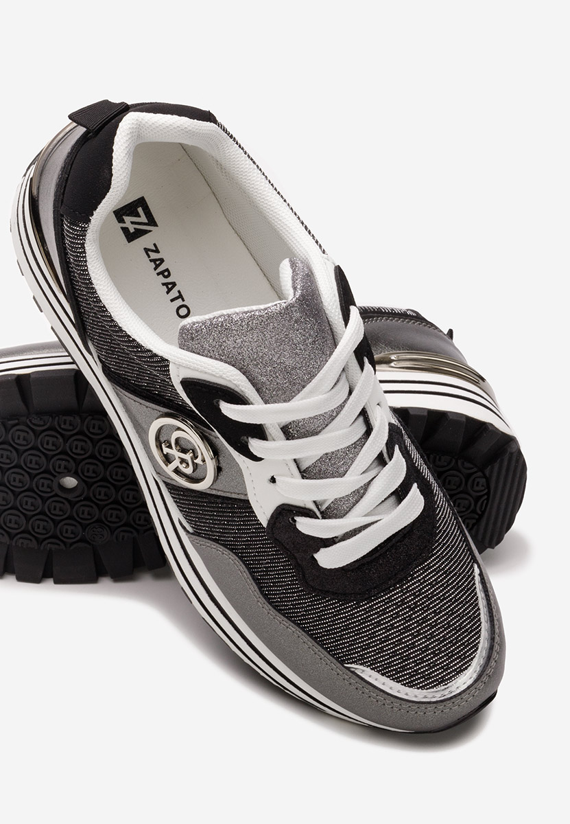 Sneakers με πλατφόρμα Lamisia γκρι