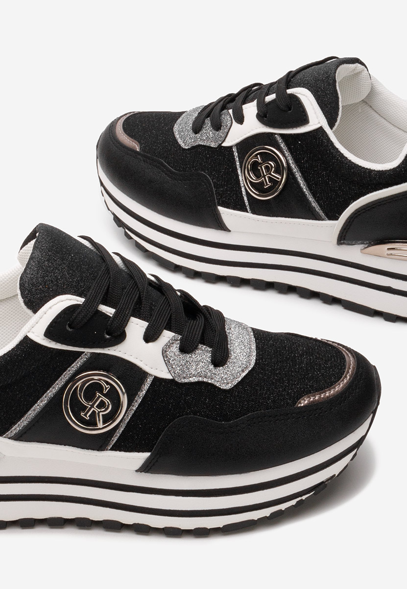 Sneakers με πλατφόρμα Lamisia μαύρα
