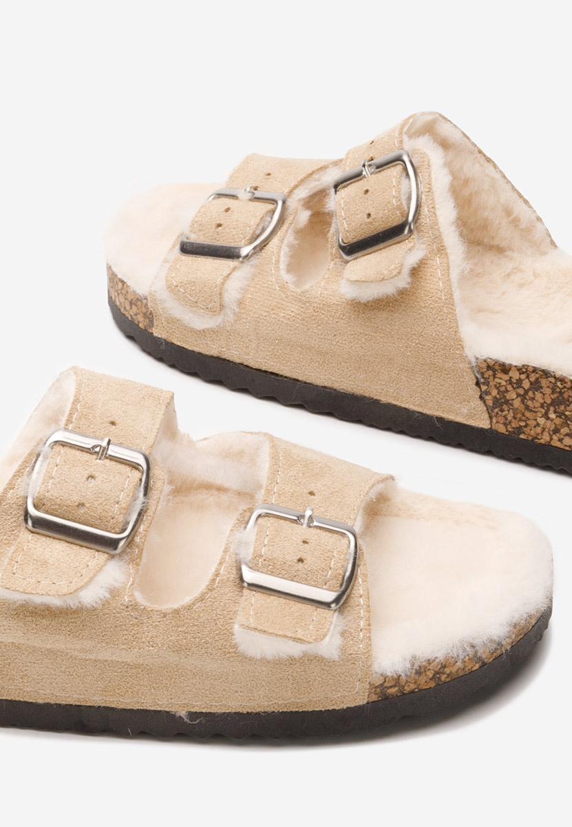 Γυναικείες Παντόφλες Testa μπεζ