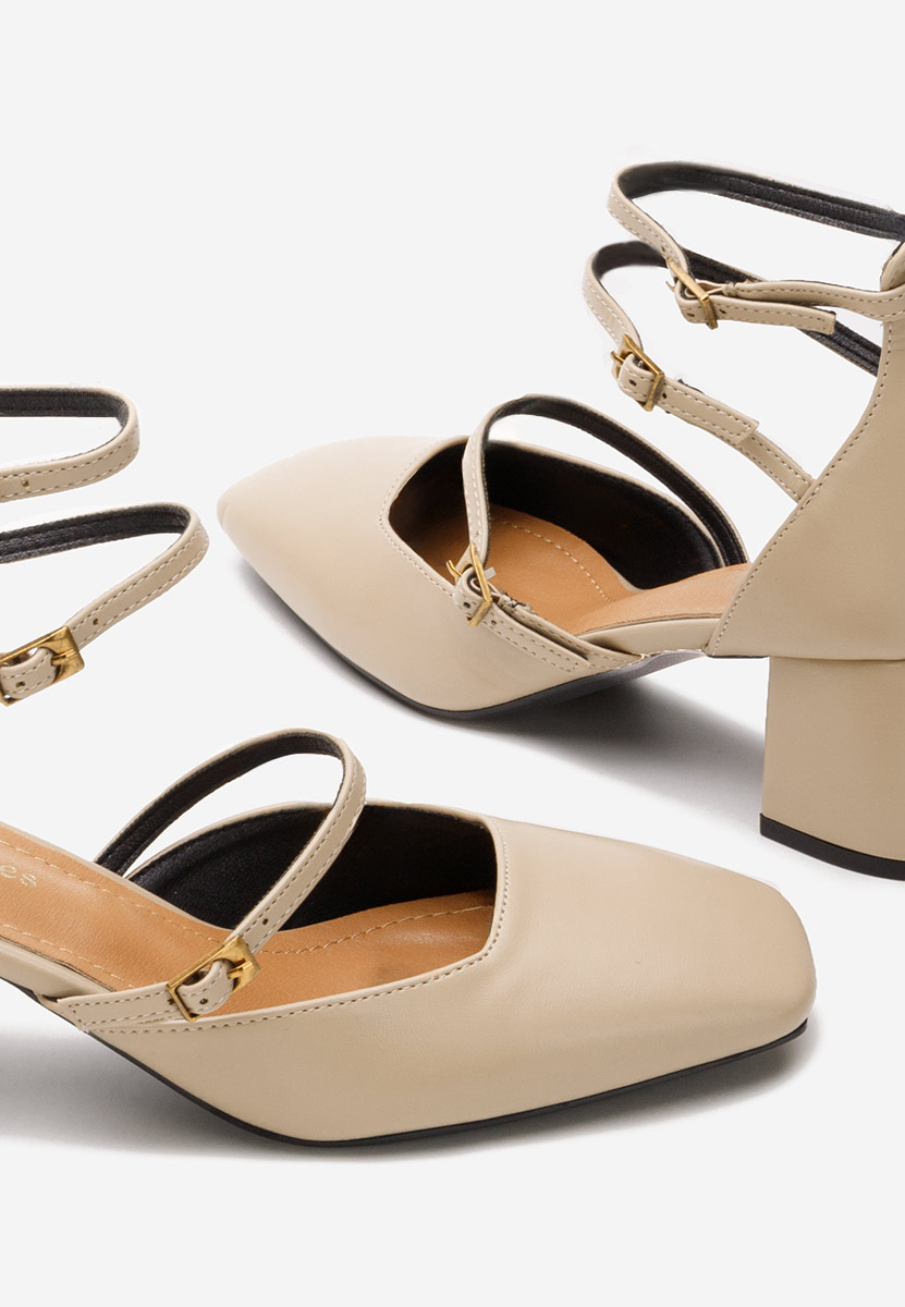 Γοβες Demara V2 μπεζ