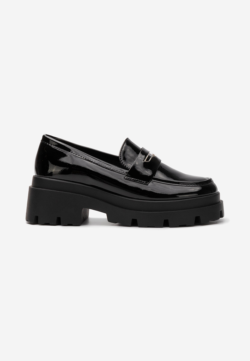 Loafers γυναικεια Aksa μαύρα