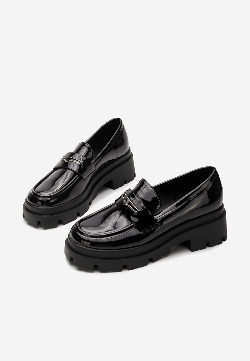 Loafers γυναικεια Aksa μαύρα