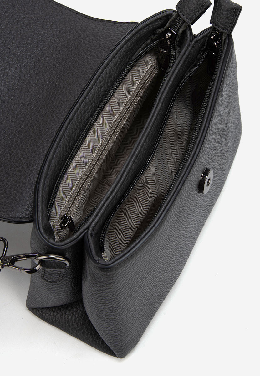 Τσάντα crossbody Milianna γκρι
