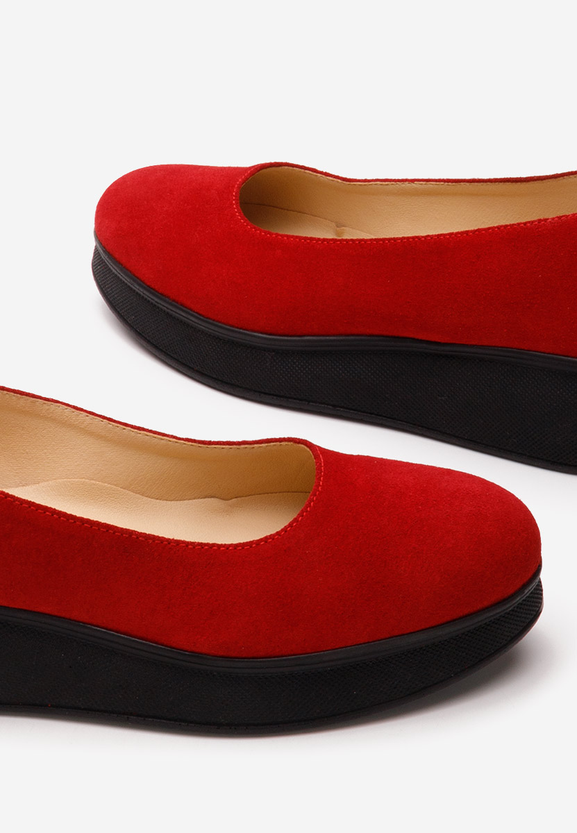 Πλατφόρμες γυναικεία Cantoria V2 κοκκινο