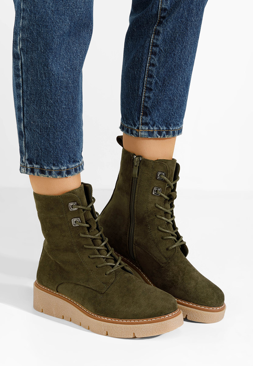 Γυναικεία μποτάκια Terrianna πρασινο