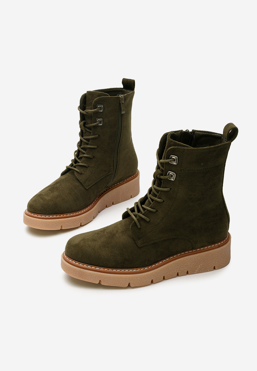 Γυναικεία μποτάκια Terrianna πρασινο