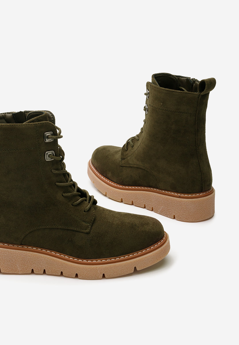 Γυναικεία μποτάκια Terrianna πρασινο