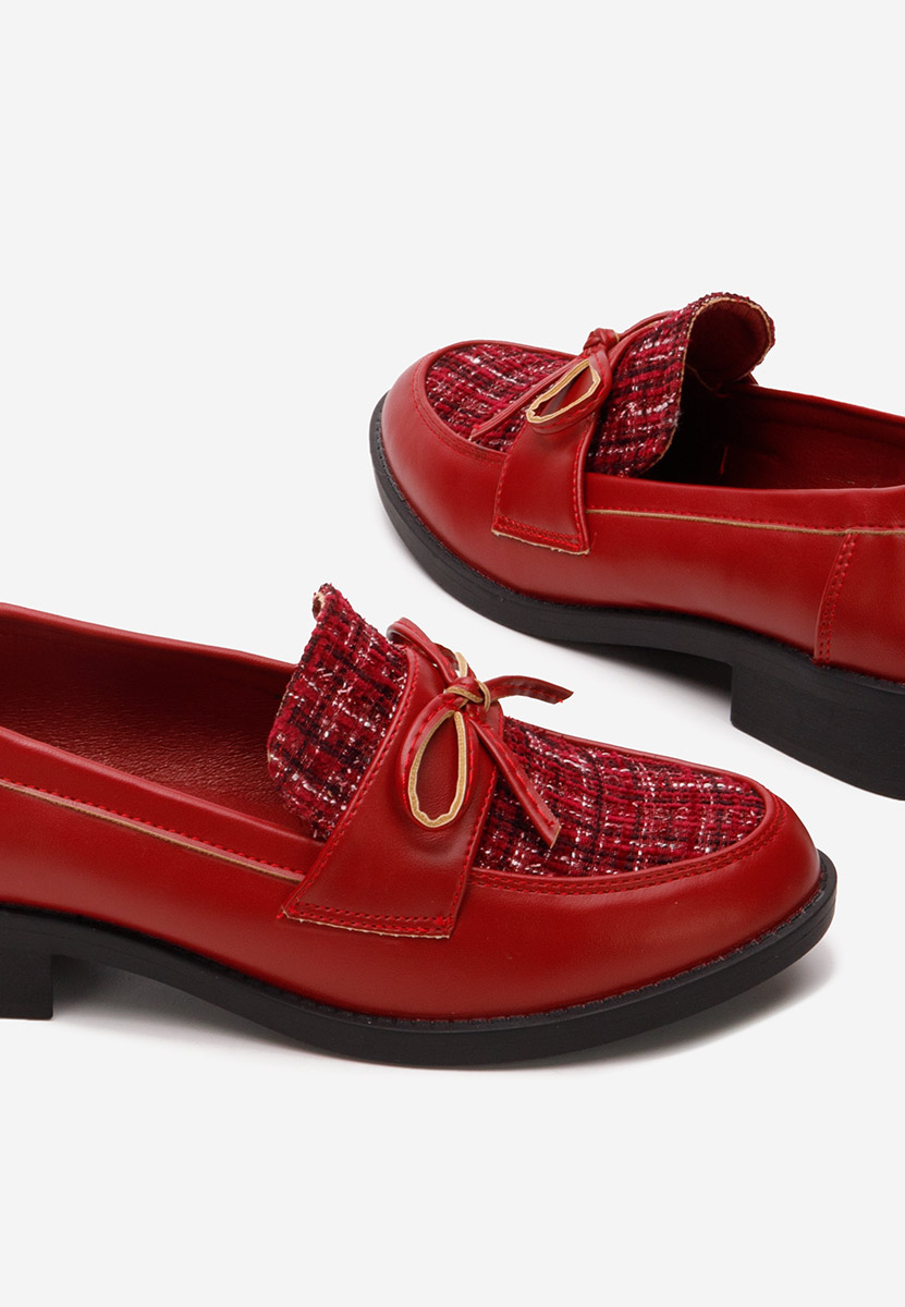 Μοκασίνια γυναικεια Aliera μπορντό