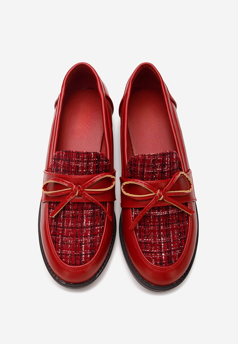 Μοκασίνια γυναικεια Aliera μπορντό